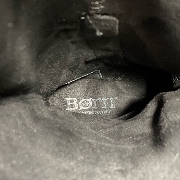 Born Shaunie Black Leather Wide Calf Riding Boot 6M - Picture 13 of 15